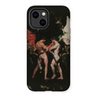Holy Hell - Neoclassical Gay Mythology Iphone Case, 14 Plus / Matte, Black Iphone Case Painting