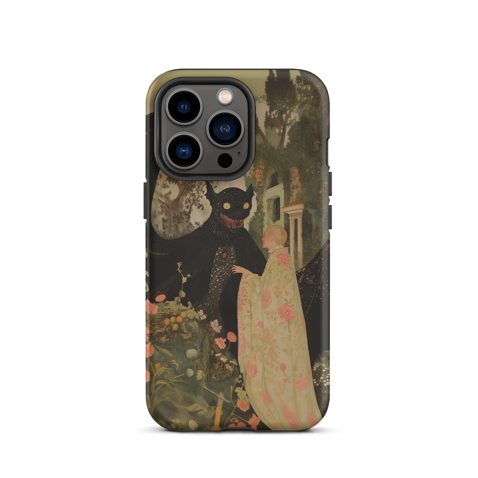 Home Sweet Creepy Cute Demon Art Iphone Case, 13 Pro / Matte, Phone Case Painting Woman Demon