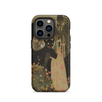 Home Sweet - Creepy Cute Demon Art Iphone Case, 14 Pro / Matte, Iphone Case Dark Surreal Painting