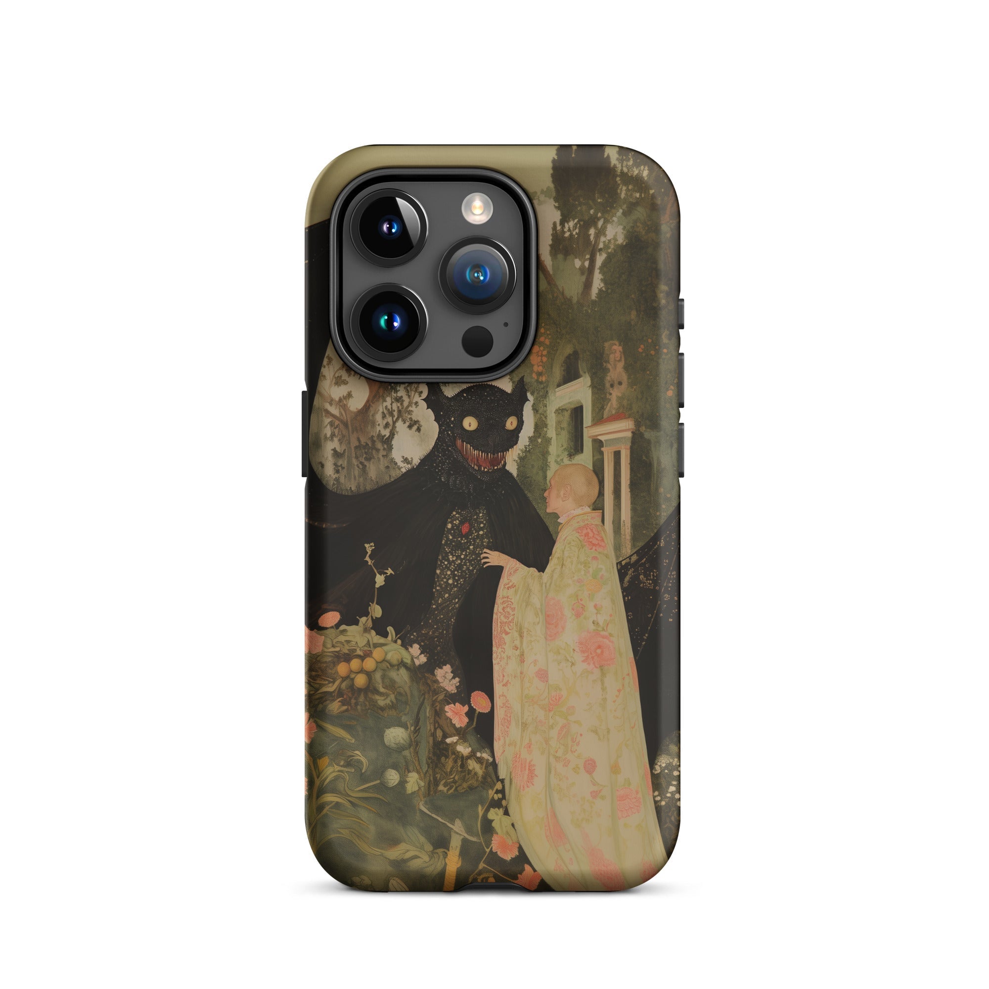 Home Sweet Creepy Cute Demon Art Iphone Case, 15 Pro / Matte, Phone Case Painting Demon Woman