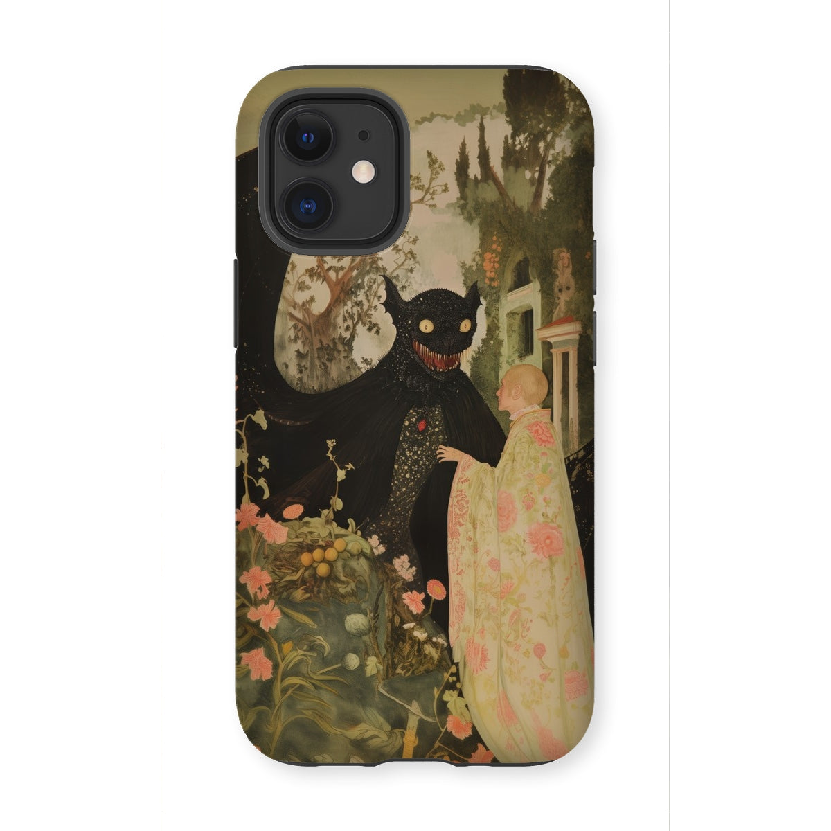 Home Sweet - Creepy Cute Demon Art Iphone Case - 12 Mini / Matte