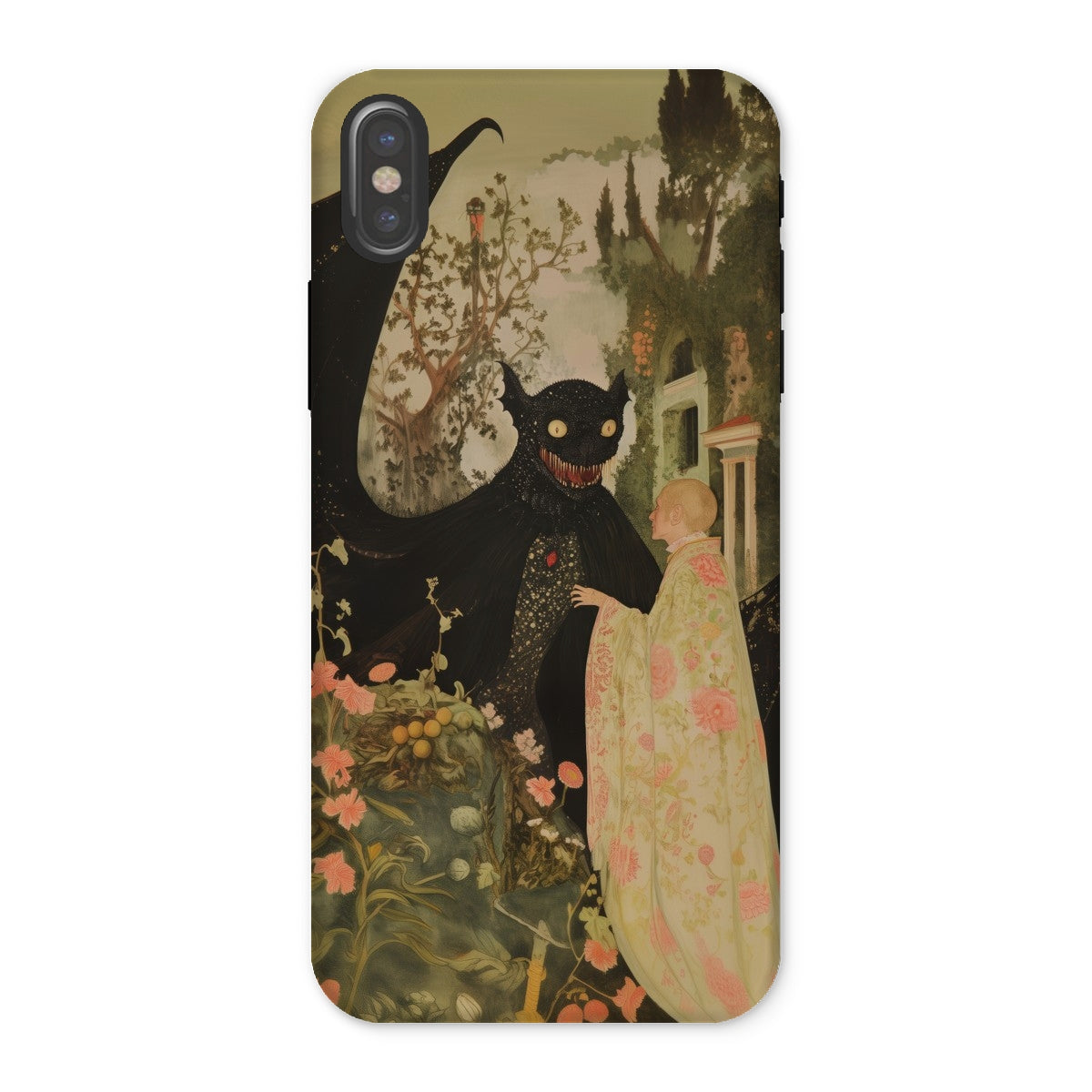 Home Sweet - Creepy Cute Demon Art Iphone Case - x / Matte