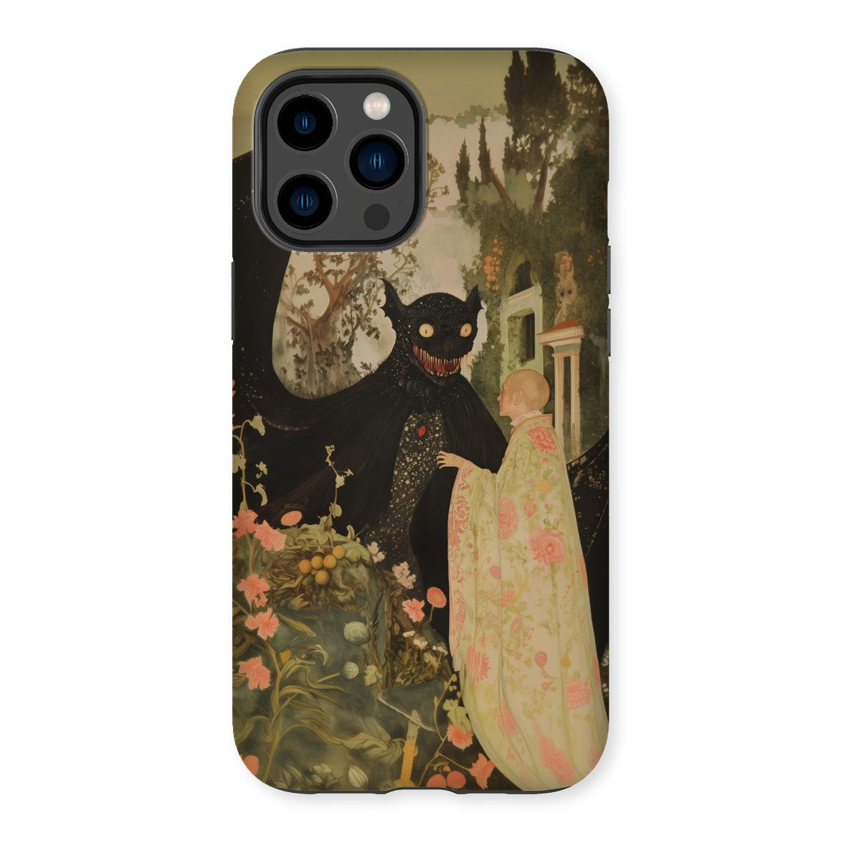 Home Sweet - Creepy Cute Demon Art Iphone Case - 14 Pro Max / Matte