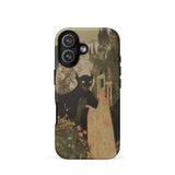 Home Sweet - Creepy Cute Demon Art Phone Case Iphone 17 / Matte Iphone 12 Case Black Cat Design Matte Finish Creepy Cute Demon, Hush Falls,