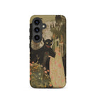 Home Sweet Creepy Cute Demon Art Samsung Case, Galaxy S24 / Matte, Smartphone Case Dark Horned Creature Woman Gown Set