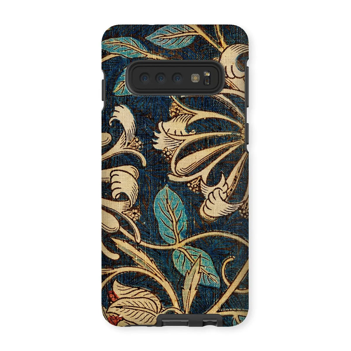 Honeysuckle 3 - Floral Aesthetic Phone Case - William Morris - Samsung Galaxy S10 / Matte - Mobile Phone Cases