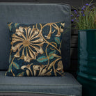 Honeysuckle 3 - William Morris Floral Art Pillow Throw Pillows