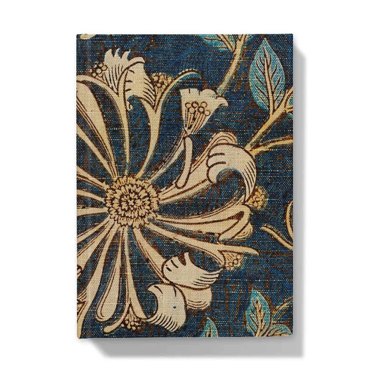 Honeysuckle 3 By William Morris Hardback Journal - 5’x7’ / 5’ x 7’ - Lined Paper - Notebooks & Notepads - Aesthetic Art