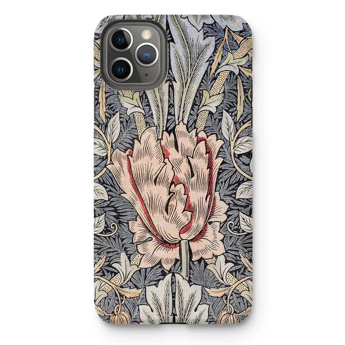 Honeysuckle - William Morris Floral Art Iphone Case, 11 Pro Max / Matte, Floral-patterned Iphone Case Art Nouveau-style Design Prominent