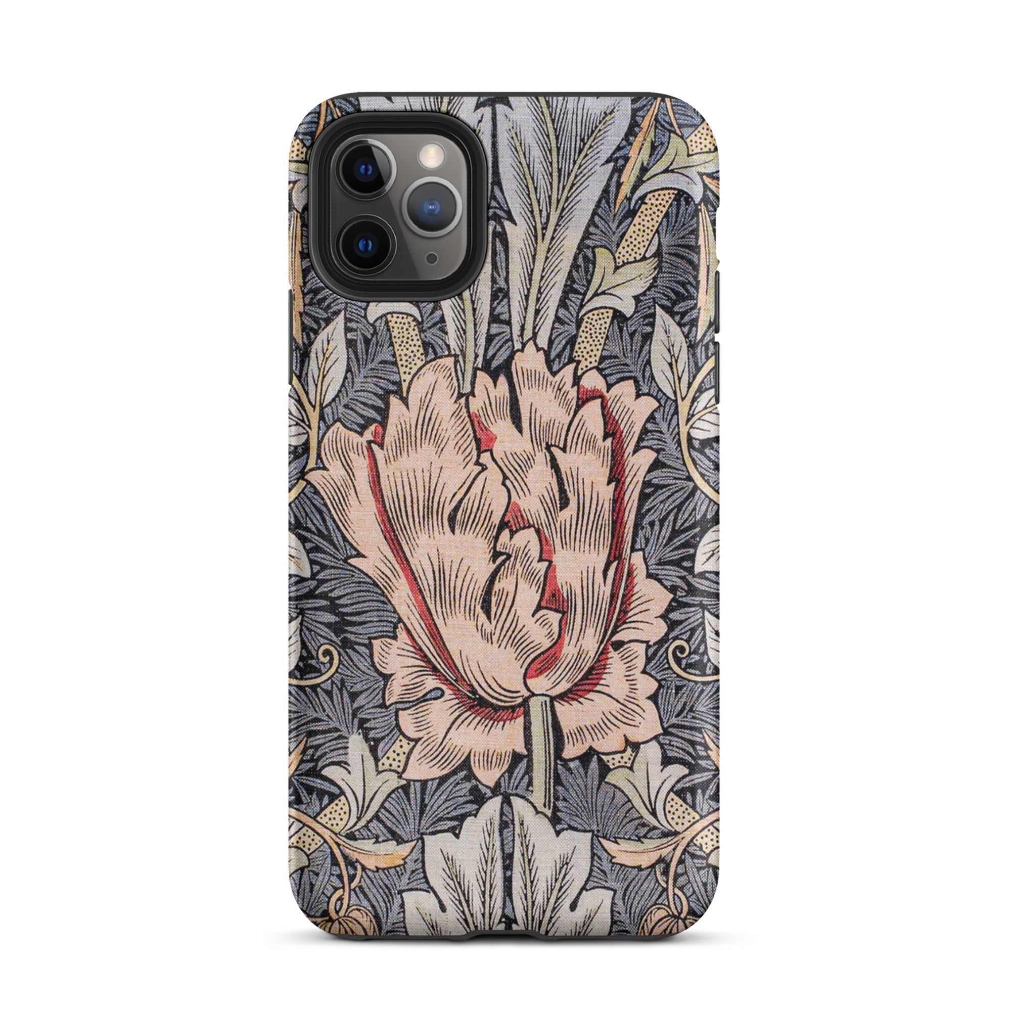 Honeysuckle - William Morris Floral Art Iphone Case, 11 Pro Max / Matte, Floral Patterned Phone Case