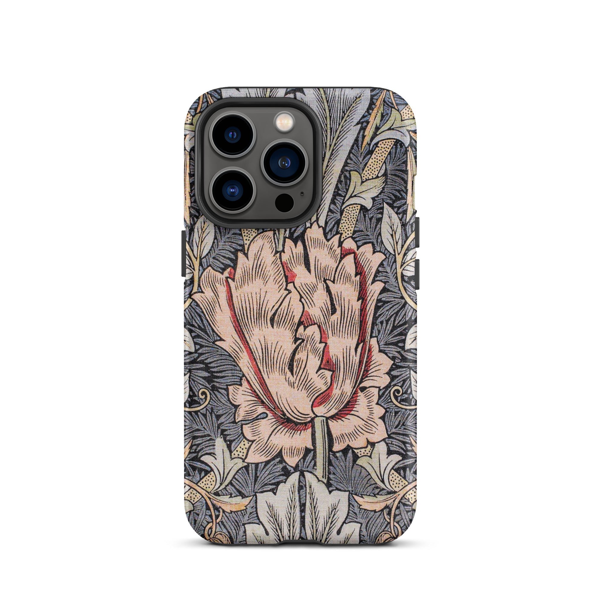 Honeysuckle - William Morris Floral Art Iphone Case, 13 Pro / Matte, Floral Patterned Phone Case