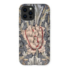 Honeysuckle - William Morris Floral Art Iphone Case, 13 Pro Max / Matte, Ornate Floral-patterned Iphone Case Prominent Central Tulip Design