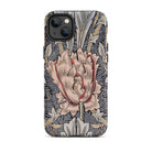 Honeysuckle - William Morris Floral Art Iphone Case, 14 Plus / Matte, Floral Patterned Phone Case