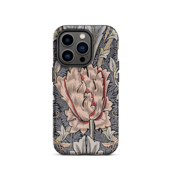 Honeysuckle - William Morris Floral Art Iphone Case, 14 Pro / Matte, Floral Patterned Phone Case