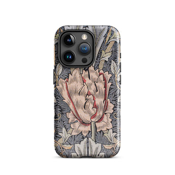 Honeysuckle - William Morris Floral Art Iphone Case, 15 Pro / Matte, Floral Patterned Phone Case