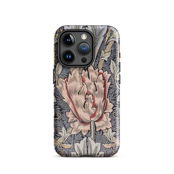 Honeysuckle - William Morris Floral Art Iphone Case 15 Pro / Matte Patterned Phone Morris’s Botanical Reverie, Decorative, Iconic Design