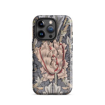 Honeysuckle - William Morris Floral Art Iphone Case 15 Pro / Matte Floral Patterned Phone Case William Morris’s Botanical Reverie,