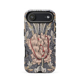 Honeysuckle - William Morris Floral Art Iphone Case 17 Air / Matte Floral-patterned Phone Case Vintage Design Pink Green Hues William