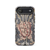 Honeysuckle - William Morris Floral Art Iphone Case 17 Air / Matte Floral-patterned Phone Case Vintage Design Pink Green Hues William
