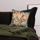 Honeysuckle - William Morris Floral Art Pillow Throw Pillows