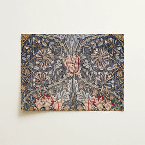 Honeysuckle - William Morris Floral Art Print / Canvas, 16x12’’ / 41x31cm / Unframed / no Border, Posters Prints & Visual Artwork, Toby Leon