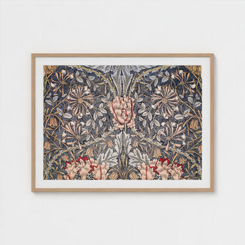 Honeysuckle - William Morris Floral Art Print / Canvas Morris’s Botanical, Wonderland, Decorative Prints
