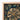 Framed Artwork Detailed Floral Design Gold Teal Dark William Morris, Honeysuckle Pattern Art, Victorian Elegance
