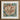 Framed Textile Artwork Stylized Floral Design Cream Red William Morris’s Artistry, Honeysuckle Print, Morris Arts