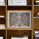 Honeysuckle William Morris Floral Art Print, Framed Floral Art Print Ornate William Morris Style Pattern
