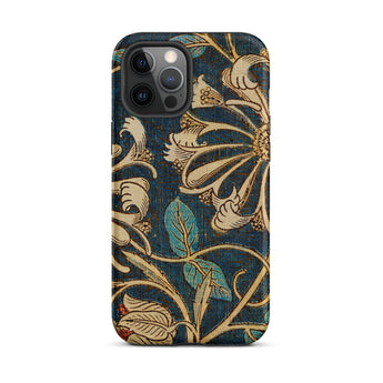 Honeysuckle - William Morris Floral Iphone Case, 12 Pro Max / Matte, Floral Patterned Phone Case