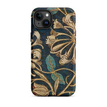 Honeysuckle - William Morris Floral Iphone Case, 15 Plus / Matte, Floral Patterned Phone Case