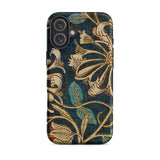 Honeysuckle - William Morris Floral Iphone Case, 16 Plus / Matte, Floral Patterned Phone Case