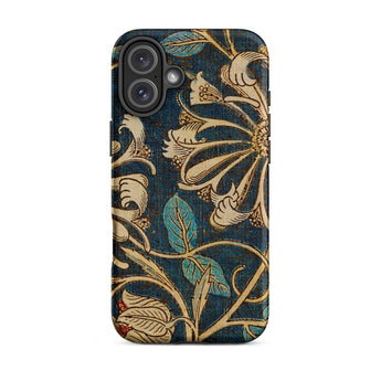 Honeysuckle - William Morris Floral Iphone Case, 16 Plus / Matte, Floral Patterned Phone Case