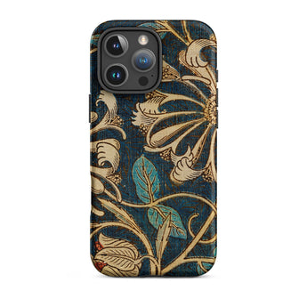 Honeysuckle - William Morris Floral Iphone Case, 16 Pro Max / Matte, Floral Patterned Phone Case