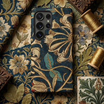 Honeysuckle - William Morris Floral Phone Case, Mobile Cases, Toby Leon