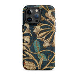 Honeysuckle - William Morris Floral Phone Case Iphone 15 Pro Max / Matte Patterned Morris’s Fantasia, Aesthetic, Mobile Cases