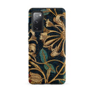 Honeysuckle William Morris Floral Samsung Case, Galaxy S20 Fe / Matte, Dark Floral Patterned Smartphone Case