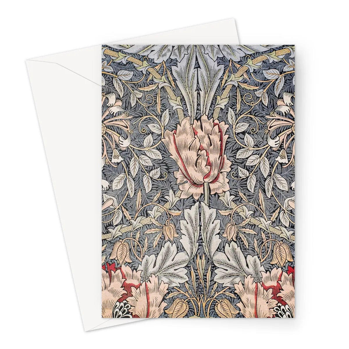 Honeysuckle By William Morris Greeting Card - A5 Portrait / 1 Card - Aesthetic Art