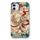 Honeysuckle - William Morris Iphone Case, 11 / Matte, Floral-patterned Phone Case Ornate Cream Red Flower Design