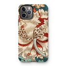 Honeysuckle - William Morris Iphone Case, 11 Pro / Matte, Floral-patterned Iphone Case Ornate Cream Red Flower Design