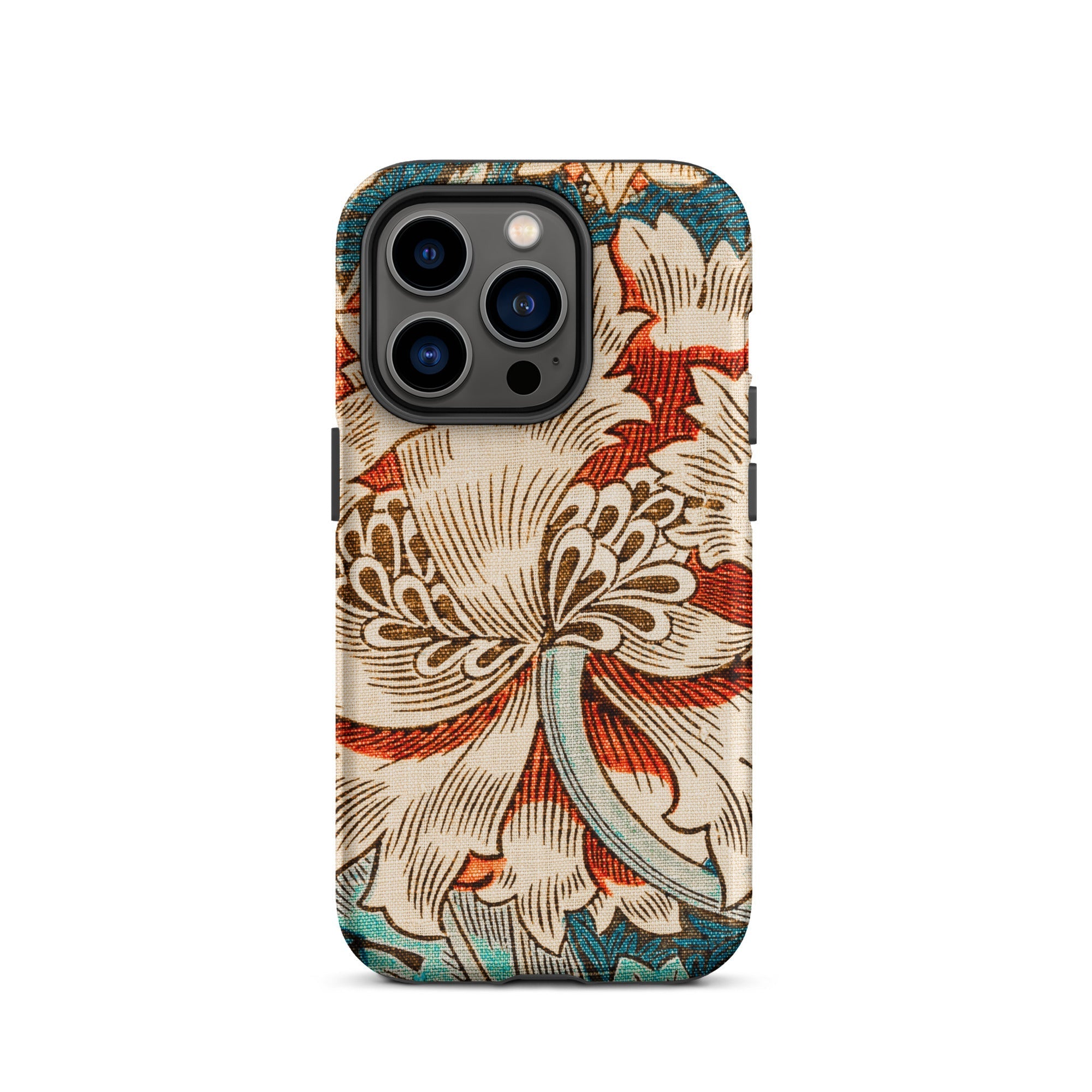 Honeysuckle - William Morris Iphone Case, 14 Pro / Matte, Floral Patterned Phone Case