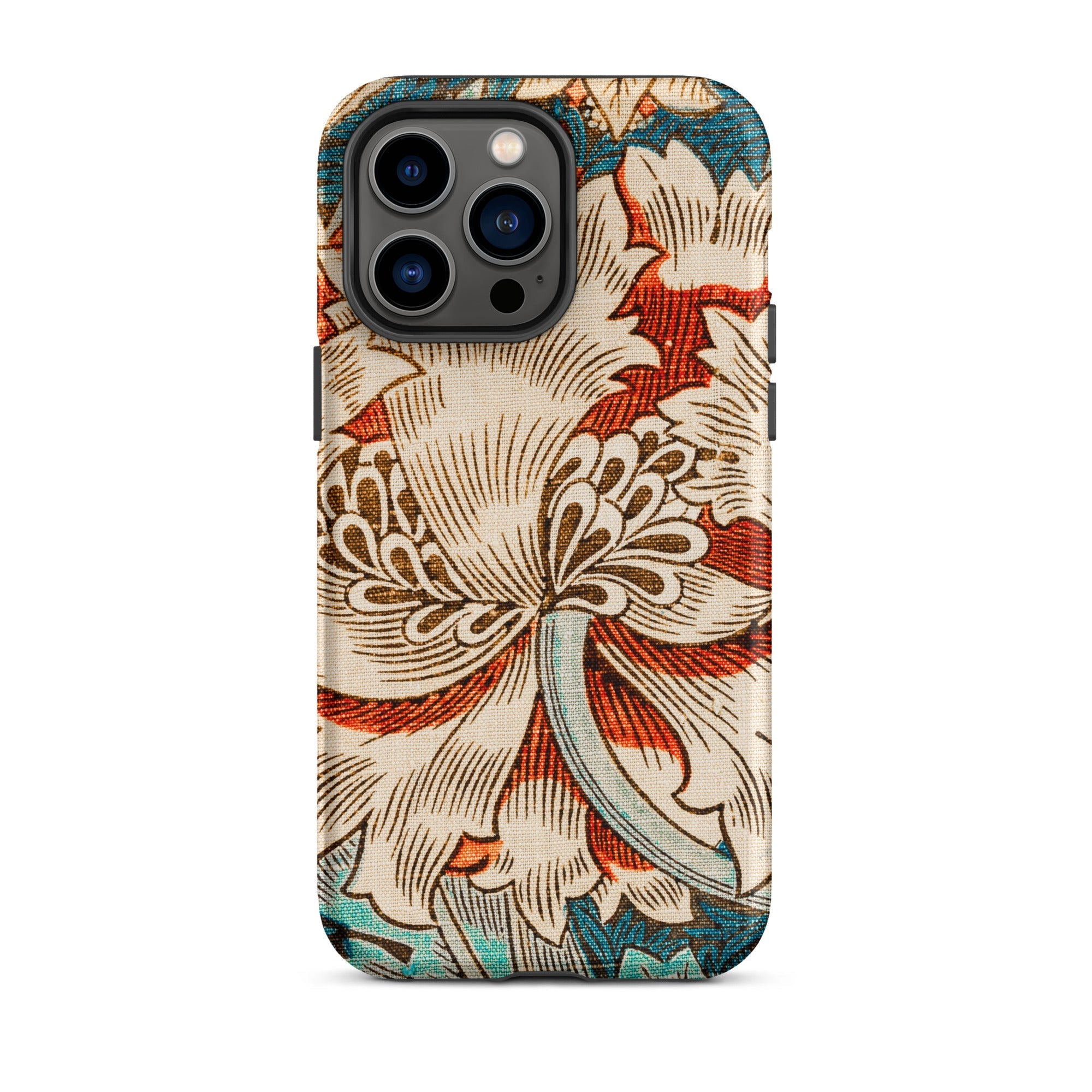 Honeysuckle - William Morris Iphone Case, 14 Pro Max / Matte, Floral Patterned Phone Case