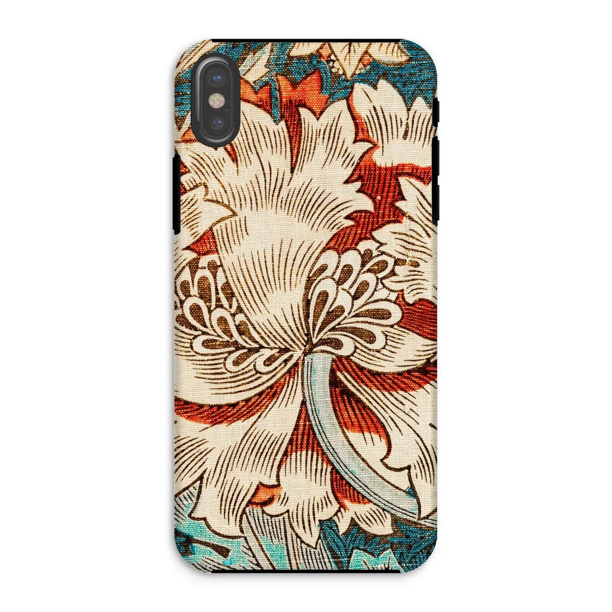 Honeysuckle - William Morris Iphone Case, Xs / Matte, Floral-patterned Phone Case Intricate Vintage-style Flower Design