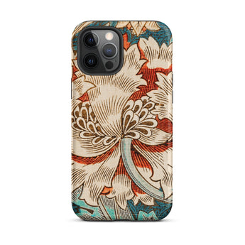 Honeysuckle - William Morris Phone Case Iphone 12 Pro Max / Matte Floral Patterned Phone Case William Morris’s Botanical Reverie,