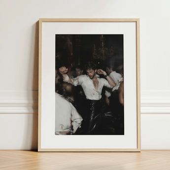 Hooked - Circuit Gay Afterparty Art Print / Canvas, 12x16’’ / 31x41cm / Natural Frame / Matboard, Posters Prints & Visual Artwork, Toby Leon