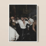 Hooked – Circuit Gay Afterparty Kunstdruck / Leinwand, 12x16’’ / 31x41cm / Weißer Rahmen, Poster Drucke & visuelle Kunstwerke, Toby Leon