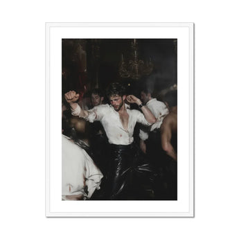 Hooked - Circuit Gay Underground Art Print, Framed Painting Man Crowd