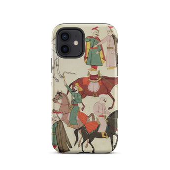 A Horse Market - Islamic School Iphone Case, 12 / Matte, Phone Case Historical Figures Horseback