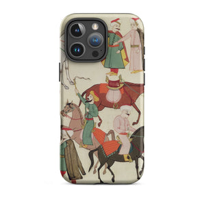 A Horse Market - Islamic School Iphone Case, 16 Pro Max / Matte, Phone Case Historical Figures Horseback