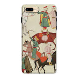 A Horse Market - Islamic School Phone Case Iphone 8 Plus / Matte Phone Case Historical Illustration Islamic School Iphone, Dust-flecked